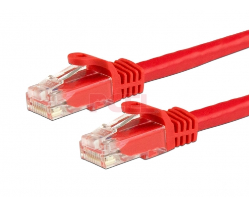 StarTech.com Cable de Red Ethernet Cat6 Snagless de 3m Rojo - Cable Patch RJ45 UTP - N6PATC3MRD