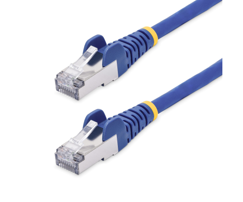 StarTech.com Cable de Red Ethernet CAT8 Azul de 3m - Snagless - sin Pestillo - 25G/40G - 2000MHz - PoE++ de 100W - 26AWG - S/FTP - Alivios de Tensión
