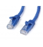 StarTech.com Cable de Red Ethernet RJ45 Snagless Sin Enganches UTP Cat 6 Gigabit - 15m Azul