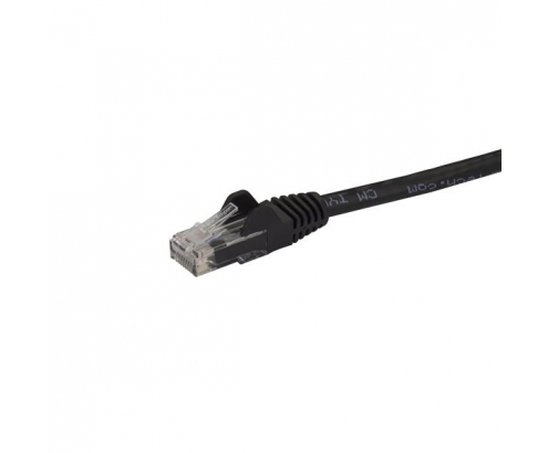 StarTech.com Cable de Red Ethernet Snagless Sin Enganches Cat 6 Cat6 Gigabit 1m - Negro - N6PATC1MBK