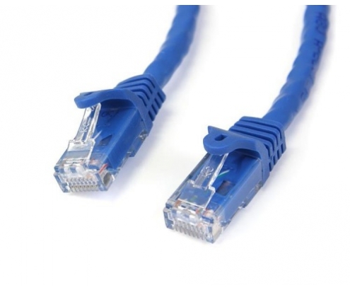 StarTech.com Cable de Red Ethernet Snagless Sin Enganches Cat 6 Gigabit 3m - Azul - N6PATC3MBL