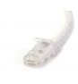 StarTech.com Cable de Red Gigabit Ethernet 15m UTP Patch Cat6 Cat 6 RJ45 Snagless Sin Enganches - Blanco - N6PATC15MWH