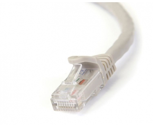 StarTech.com Cable de Red Gigabit Ethernet RJ45 Snagless Sin Enganches Patch Cat6 UTP - 15m Gris