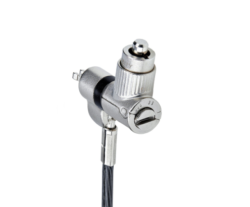 StarTech.com Cable de Seguridad con Candado Universal 3 en 1 para Portátil - Cable Antirrobo Compatible con Noble Wedge®/Nano/K-Slot para Portát