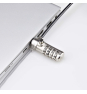 StarTech.com Cable de Seguridad Delgado de Portátil Compatible con K-Slot de 1,5m - Cable Antirrobo para Portátil con Candado de Combinación - Cabl