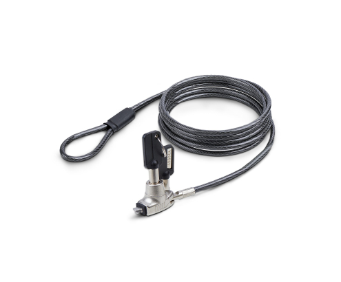 StarTech.com Cable de Seguridad Delgado para Portátil Compatible con Noble Wedge® de 1,5m - Cable Antirrobo para Portátil con Candado de de Llave -