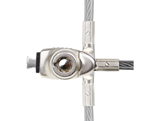 StarTech.com Cable de Seguridad Delgado para Portátil Compatible con Noble Wedge® de 1,5m - Cable Antirrobo para Portátil con Candado de de Llave -