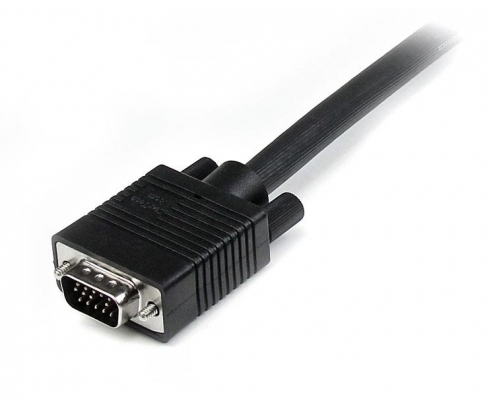 StarTech.com Cable de VÍ­deo VGA Coaxial de Alta Resolución para Monitor - HD15 Macho a HD15 Macho - 15m Negro