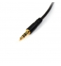 StarTech.com Cable Delgado de Audio Estéreo de 3,5mm - Macho a Macho - 3m Negro