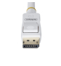 StarTech.com Cable DisplayPort 1.2 Certificado VESA Blanco de 1,8m - Cable DP 1.2 para Monitor - 4K 60Hz - 21,6Gbps - con Pestillo - Macho a Macho