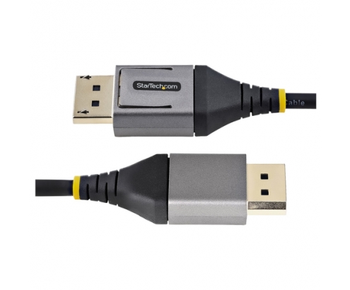 StarTech.com Cable DisplayPort 1.4 Certificado VESA - 8K de 60Hz HDR10 Ultra HD 4K de 120Hz, 4 m Gris, Negro