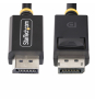 StarTech.com Cable DisplayPort 2.1 de 2m - Certificación VESA - Cable DisplayPort DP40 - UHBR10/HDR/DSC 1.2a/HDCP 2.2 - 8K 60Hz - DP 2.1 - M/M