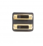 StarTech.com Cable Duplicador Divisor de VÍ­deo DVI-D de 2 Puertos Salidas Compacto - Bifurcador Negro
