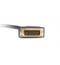 StarTech.com Cable Duplicador Divisor de VÍ­deo DVI-D de 2 Puertos Salidas Compacto - Bifurcador Negro