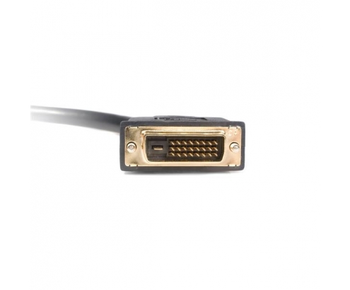 StarTech.com Cable Duplicador Divisor de VÍ­deo DVI-D de 2 Puertos Salidas Compacto - Bifurcador Negro