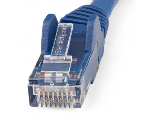 StarTech.com Cable Ethernet CAT6 de 3m - LSZH - Cable de Red de 10 Gigabits de 650MHz y PoE de 100W UTP sin Enganches (Snagless) con Alivio de Tensió