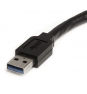StarTech.com Cable Extensor Alargador USB 3.0 SuperSpeed Activo de 5m - USB A Macho a Hembra - Negro