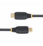 StarTech.com Cable HDMI 2.0 de Extensión Alargador de 18in (0,5m) - Cable HDMI de Alta Velocidad Ahorrador de Puertos - 4K 60Hz - Cable Extensor HDMI