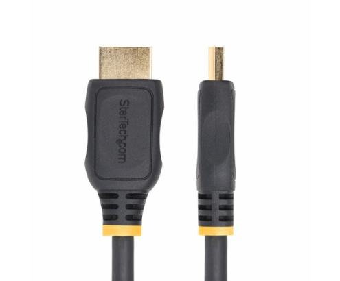 StarTech.com Cable HDMI 2.0 de Extensión Alargador de 18in (0,5m) - Cable HDMI de Alta Velocidad Ahorrador de Puertos - 4K 60Hz - Cable Extensor HDMI