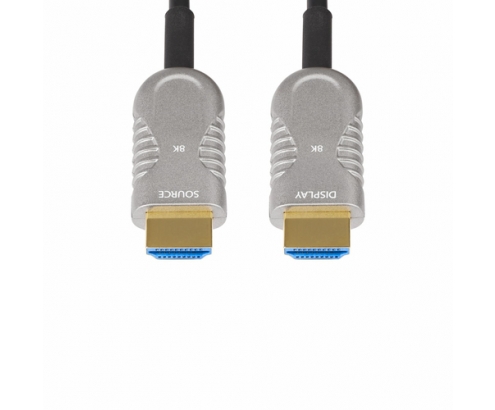 StarTech.com Cable HDMI 2.1 HÍbrido Activo Í“ptico AOC de 15,2m - CMP Plenum - Cable HDMI 2.0/2.1 de Ultra Alta Velocidad 8K de Fibra Í“ptica - 48Gbp
