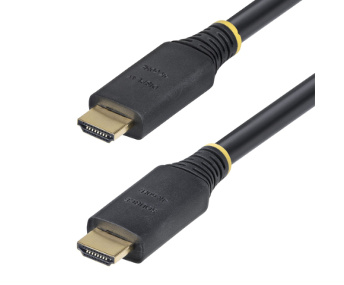 StarTech.com Cable HDMI Activo de Alta Velocidad de 15m - 4K 60Hz/1440p 144Hz - HDR10/HDCP 2.2/ARC - 18Gbps - Cable UHD - Cable HDMI 2.0 - Recubrimien