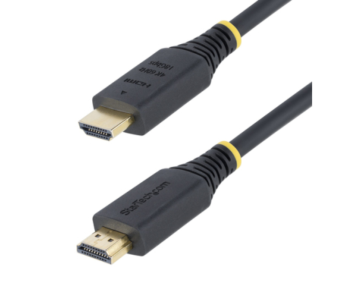 StarTech.com Cable HDMI Certificado Premium de Alta Velocidad de 4m - 4K 60Hz/1440p 144Hz - HDR10/HDCP 2.2/ARC - 18Gbps - UHD - Cable HDMI 2.0 - Recub