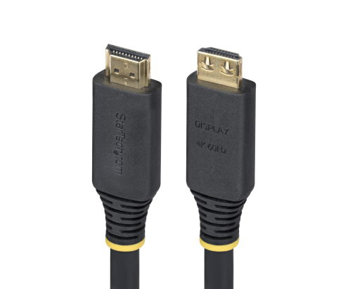 StarTech.com Cable HDMI de Alta Velocidad Activo de 10m - Conectores de Agarre - UHD 4K60Hz/1440p 144Hz - 18Gbps - HDR10/HDCP 2.2/ARC - Cable HDMI par
