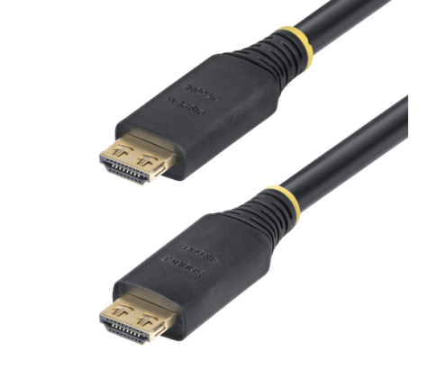 StarTech.com Cable HDMI de Alta Velocidad Activo de 10m - Conectores de Agarre - UHD 4K60Hz/1440p 144Hz - 18Gbps - HDR10/HDCP 2.2/ARC - Cable HDMI par