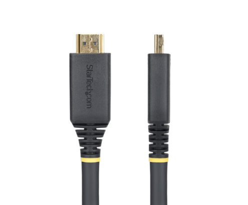 StarTech.com Cable HDMI de Alta Velocidad Activo de 10m - Conectores de Agarre - UHD 4K60Hz/1440p 144Hz - 18Gbps - HDR10/HDCP 2.2/ARC - Cable HDMI par