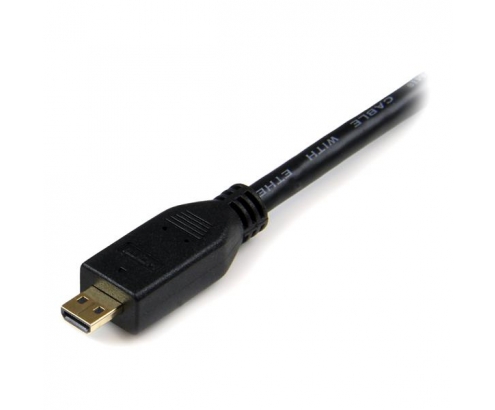 StarTech.com Cable HDMI de alta velocidad con Ethernet 1m - HDMI a Micro HDMI - Macho a Macho - Negro