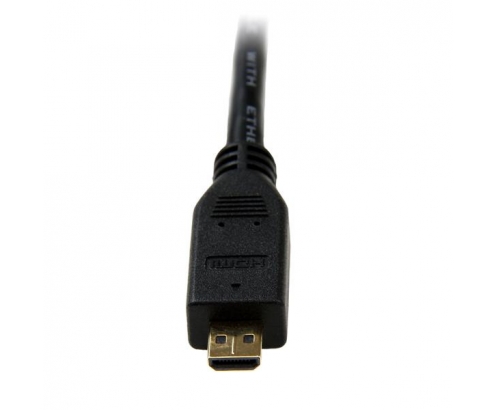 StarTech.com Cable HDMI de alta velocidad con Ethernet 1m - HDMI a Micro HDMI - Macho a Macho - Negro