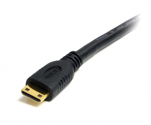 StarTech.com Cable HDMI de alta velocidad con Ethernet 50cm - HDMI a Mini HDMI - Macho a Macho - Negro