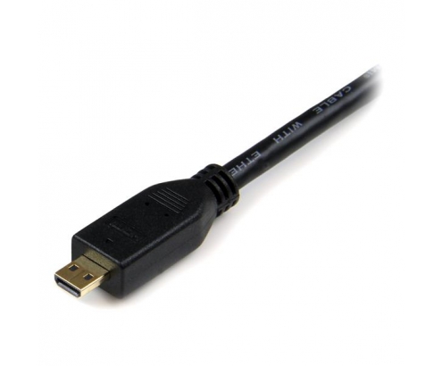 StarTech.com Cable HDMI de alta velocidad con Ethernet a Micro HDMI - Macho a Macho - 0.5m Negro