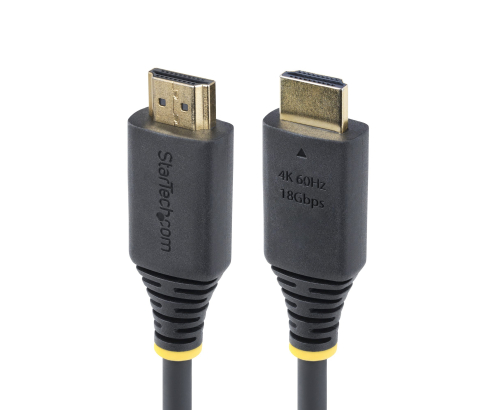 StarTech.com Cable HDMI de Alta Velocidad de 30cm - 4K 60Hz - 144Hz - UHD - HDR10/HDCP 2.2/ARC - 18Gbps - Cable HDMI 2.0 para Monitor o TV - Recubrimi