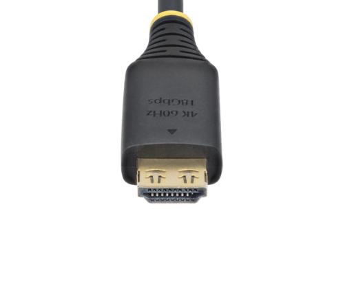 StarTech.com Cable HDMI de Alta Velocidad de 3m - Conectores de Agarre - 4K60Hz/1440p 144Hz - HDR10/HDCP 2.2/ARC - UHD - 18Gbps - Cable HDMI para Moni