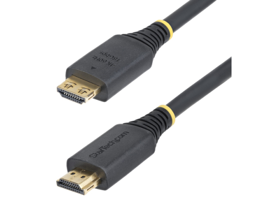 StarTech.com Cable HDMI de Alta Velocidad de 5m - Conectores de Agarre - 4K60Hz/1440p 144Hz - HDR10/HDCP 2.2/ARC - UHD - 18Gbps - Cable HDMI para Moni