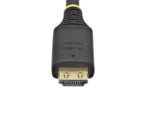 StarTech.com Cable HDMI de Alta Velocidad de 5m - Conectores de Agarre - 4K60Hz/1440p 144Hz - HDR10/HDCP 2.2/ARC - UHD - 18Gbps - Cable HDMI para Moni