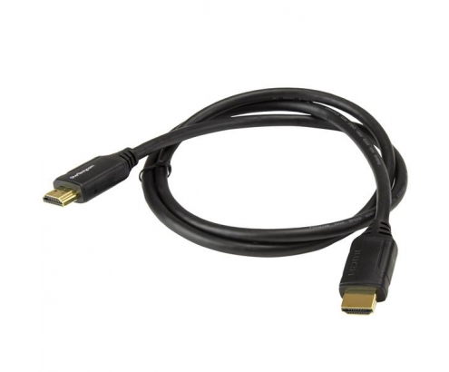 StarTech.com Cable HDMI premium de alta velocidad con Ethernet - 4K 60Hz - Macho a Macho - 1m Negro