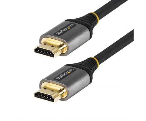 StarTech.com Cable HDMI tipo A (Estándar) 2.0 con Ethernet de Alta Velocidad Ultra HD 4K 60Hz, 2 m Negro, Gris