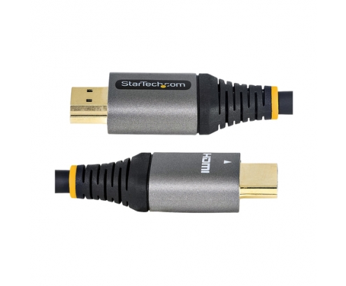 StarTech.com Cable HDMI tipo A (Estándar) 2.0 con Ethernet de Alta Velocidad Ultra HD 4K 60Hz, 2 m Negro, Gris