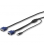 StarTech.com Cable KVM USB de 3 m para Consola de Montaje en Armario Rack