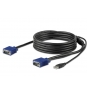 StarTech.com Cable KVM USB de 3 m para Consola de Montaje en Armario Rack