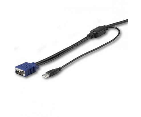 StarTech.com Cable KVM USB de 3 m para Consola de Montaje en Armario Rack