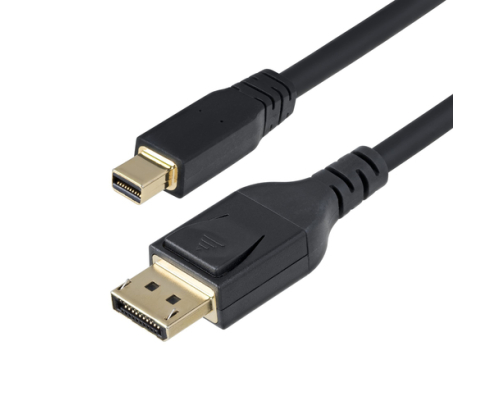 StarTech.com Cable Mini DisplayPort a DisplayPort 1.4 de 3m - 8K 60Hz - HBR3 - Adaptador MiniDP a DisplayPort - UHD 4K 120Hz - mDP a DP - Cable para M