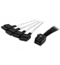 StarTech.com Cable Mini SAS Interno a SATA de 1m - Cable SFF-8643 a 4x...