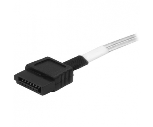 StarTech.com Cable Mini SAS Interno a SATA de 1m - Cable SFF-8643 a 4x SATA - Negro Plata