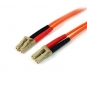 StarTech.com Cable Patch de Fibra Duplex Multimodo 50/125 2m LC - LC