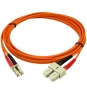 StarTech.com Cable Patch de Fibra Duplex Multimodo 50/125 2m LC - SC