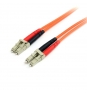 StarTech.com Cable Patch de Fibra Duplex Multimodo 62,5/125 1m LC - LC Naranja