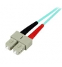 StarTech.com Cable Patch de Fibra LSZH Duplex Multimodo Aqua 50/125 10 Gb 2m LC - SC